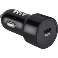 Автомобільний зарядний пристрій BREVIA ePower TurboCharge 20W 1xUSB-C Black (46020CB)