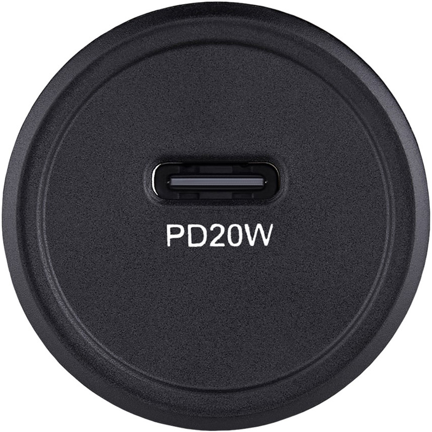 Автомобільний зарядний пристрій BREVIA ePower TurboCharge 20W 1xUSB-C Black (46020CB) Кабель відсутній