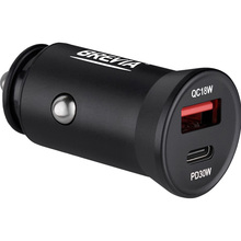 Автомобильное зарядное устройство BREVIA ePower DualCharge 30W 1xUSB-C+1xUSB-A Black (46030CAB)