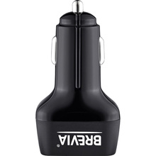 Автомобільний зарядний пристрій BREVIA ePower TriDrive 42W 3xUSB-A Black (46042TUB)