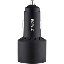 Автомобільний зарядний пристрій BREVIA ePower TriCharge 66W 1xUSB-C+2xUSB-A Black (46066DUCLB)