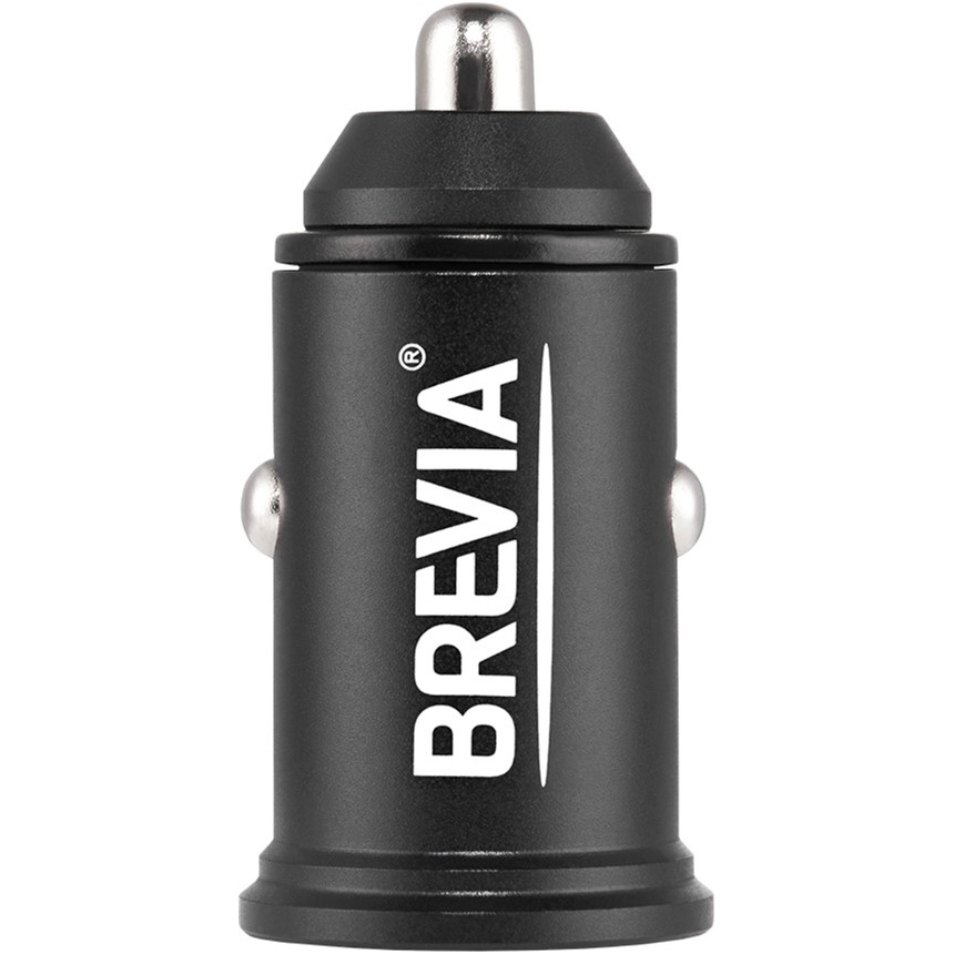 Автомобільний зарядний пристрій BREVIA ePower DualMetal 48W 1xUSB-C+1xUSB-A Black (46248CAB) Тип автомобільний зарядний пристрій