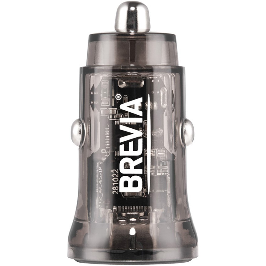 Автомобильное зарядное устройство BREVIA ePower DualCharge 45W 1xUSB-C+1xUSB-A Black (46145CAB) Мощность 45