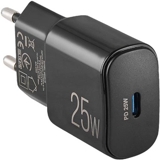 Сетевое зарядное устройство BREVIA ePower PD25W USB-C Black (45025CB) Мощность 25