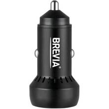 Автомобильное зарядное устройство BREVIA ePower Dual PowerMax Metal LED 60W 1xUSB-C+1xUSB-A (46060CUB)