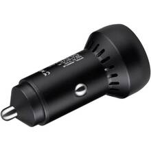 Автомобильное зарядное устройство BREVIA ePower Dual PowerMax Metal LED 60W 1xUSB-C+1xUSB-A (46060CUB)