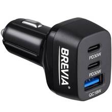 Автомобільний зарядний пристрій BREVIA ePower TriDrive 78W 2xUSB-C+1xUSB-A (46078DCUB)
