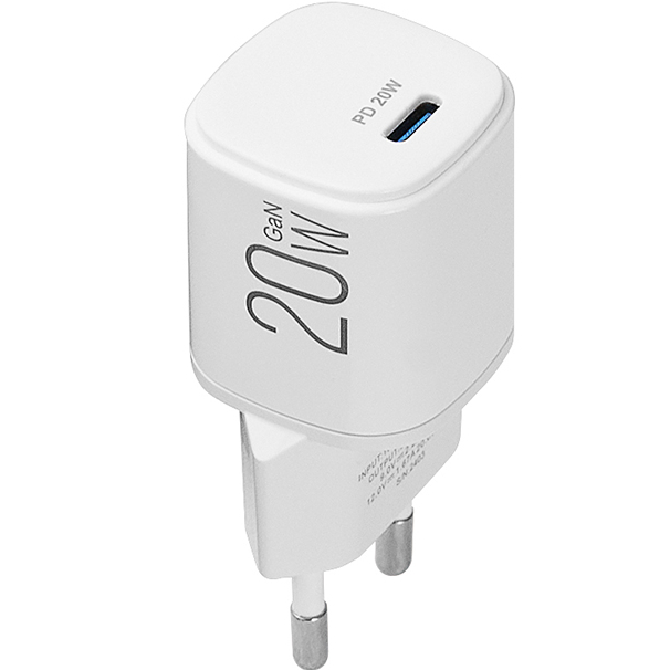 Сетевое зарядное устройство BREVIA ePowerGaN PD20W USB-C (44020GCW) Мощность 20