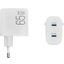 Сетевое зарядное устройство BREVIA ePowerGaN PD65W 2xUSB-C (44065GDCW)