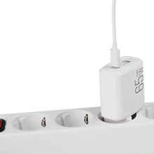 Сетевое зарядное устройство BREVIA ePowerGaN PD65W 2xUSB-C (44065GDCW)