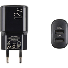 Сетевое зарядное устройство BREVIA ePower 12W 2xUSB-A (45012DUB)