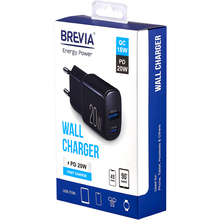 Сетевое зарядное устройство BREVIA ePower PD20W USB-C+USB-A (45020CAB)