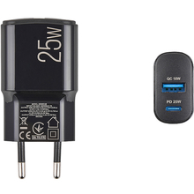 Сетевое зарядное устройство BREVIA ePower PD25W USB-C+USB-A (45025CAB)