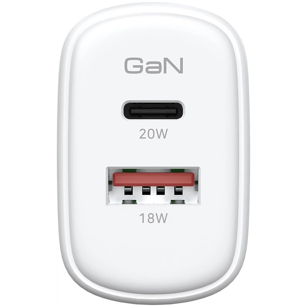 Зарядний пристрій ARMORSTANDART Poweraze 20W GaN White (ARM87066) Тип мережевий зарядний пристрій