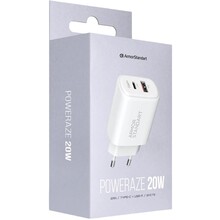 Зарядний пристрій ARMORSTANDART Poweraze 20W GaN White (ARM87066)