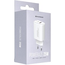 Зарядний пристрій ARMORSTANDART Poweraze 25W GaN White (ARM87067)