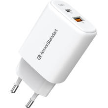 Сетевое зарядное устройство ARMORSTANDART AR-T202WEU 20W GaN White (ARM89531)