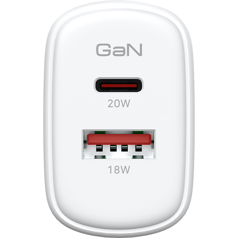 Сетевое зарядное устройство ARMORSTANDART AR-T202WEU 20W GaN White (ARM89531) Кабель отсутствует