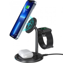 Беспроводное зарядное устройство CHOETECH T585-F 3 in 1 Magnetic wireless charger station for Apple (T585-F-101CCBK)