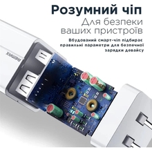 Зарядний пристрій REMAX RP-U43 Wanfu EU White (6972174153674)