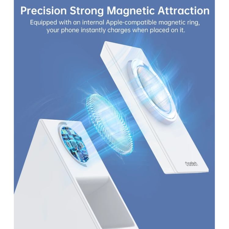 Зовнішній вигляд Бездротовий зарядний пристрій CHOETECH T600-F 15W White