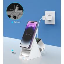 Бездротовий зарядний пристрій CHOETECH T600-F 15W White