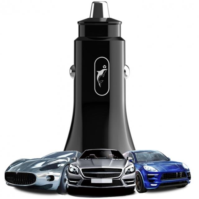 Автомобильное зарядное устройство SkyDolphin SZ16 PD+QC3.0 Black (SDAZP-000090) Мощность 18