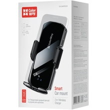 Автодержатель COLORWAY FlameGrip 15W Black (CW-CHAW070Q-BK)