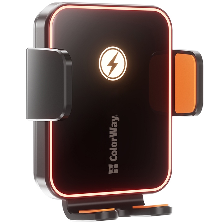 Автодержатель COLORWAY Ultra-mini 15W Black (CW-CHAW069Q-BK) Тип держатель (зажим)