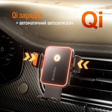 Автодержатель COLORWAY Ultra-mini 15W Black (CW-CHAW069Q-BK)