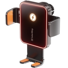 Автодержатель COLORWAY Ultra-mini 15W Black (CW-CHAW069Q-BK)