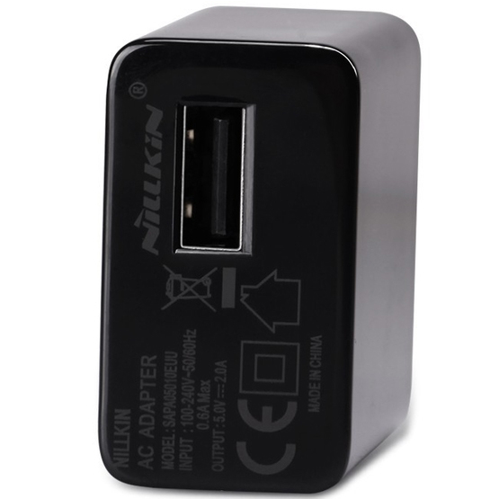 Зарядное устройство NILLKIN Wall Charger 2A Black Тип сетевое зарядное устройство