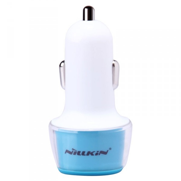 Зарядний пристрій NILLKIN Jelly Car charger - 2.4 A (Blue)