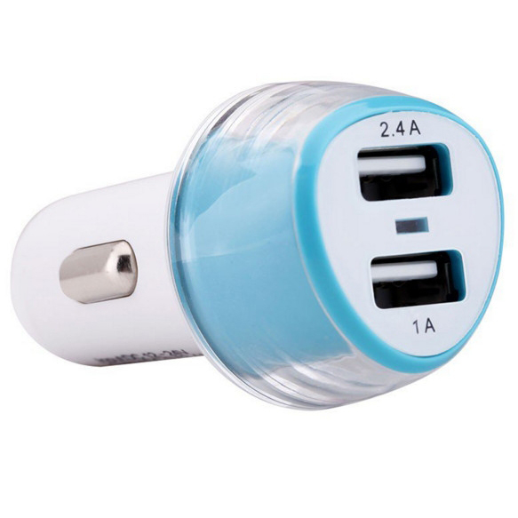 Зарядний пристрій NILLKIN Jelly Car charger - 2.4 A (Blue) Тип автомобільний зарядний пристрій