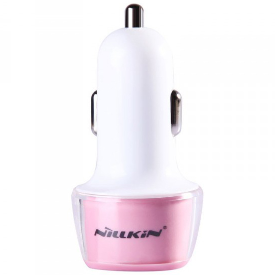 Зарядний пристрій NILLKIN Jelly Car charger - 2.4 A (Pink)