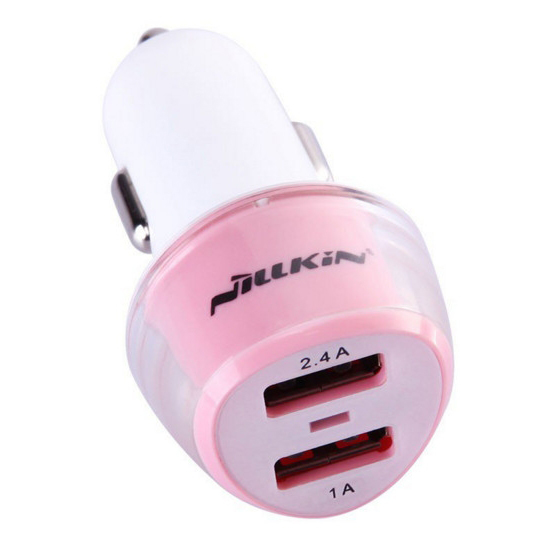 Зарядний пристрій NILLKIN Jelly Car charger - 2.4 A (Pink) Тип автомобільний зарядний пристрій