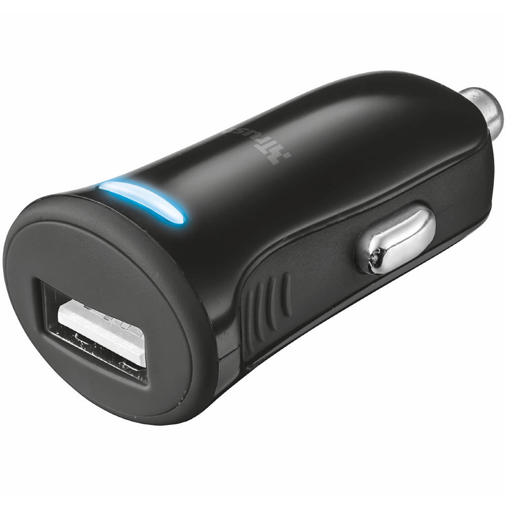 Зарядний пристрій TRUST 5W 1A Car Charger Black (20570)