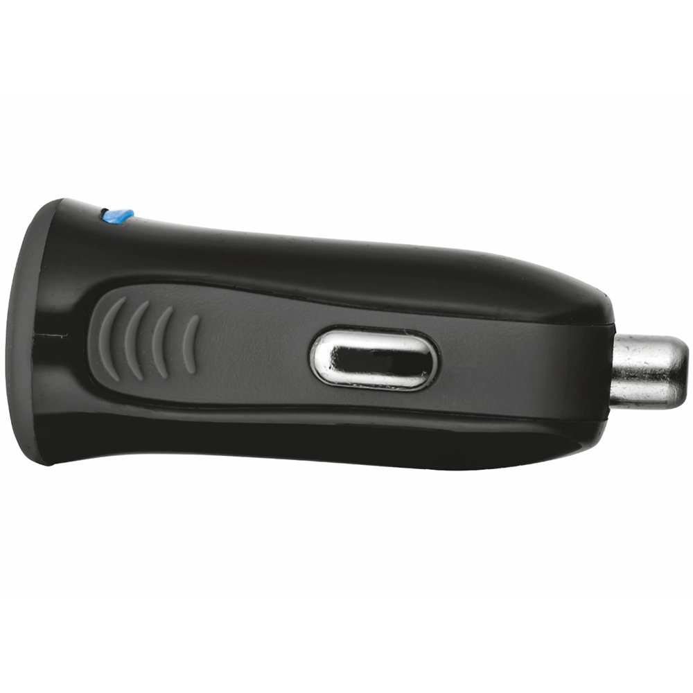 Зарядний пристрій TRUST 5W 1A Car Charger Black (20570) Кабель відсутній