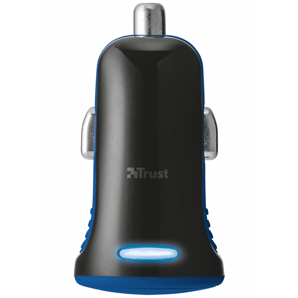 Зарядний пристрій TRUST 5W 1A Car Charger Blue (20739) Кількість пристроїв, що одночасно заряджаються від автомобільної зарядки 1