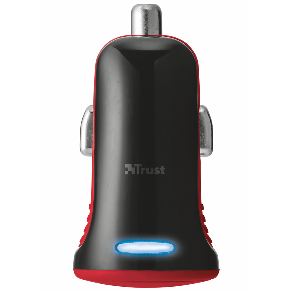 Зарядний пристрій TRUST 5W 1A Car Charger Red (20740) Кількість пристроїв, що одночасно заряджаються від автомобільної зарядки 1