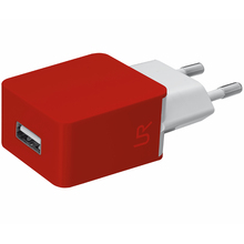 Зарядний пристрій TRUST URBAN Smart Wall Charger Red (20145)