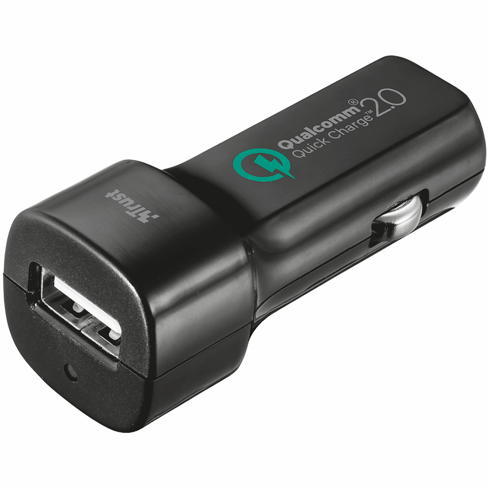 Зарядний пристрій TRUST URBAN Ultra Fast Car Charger 2.0 Black (21064)