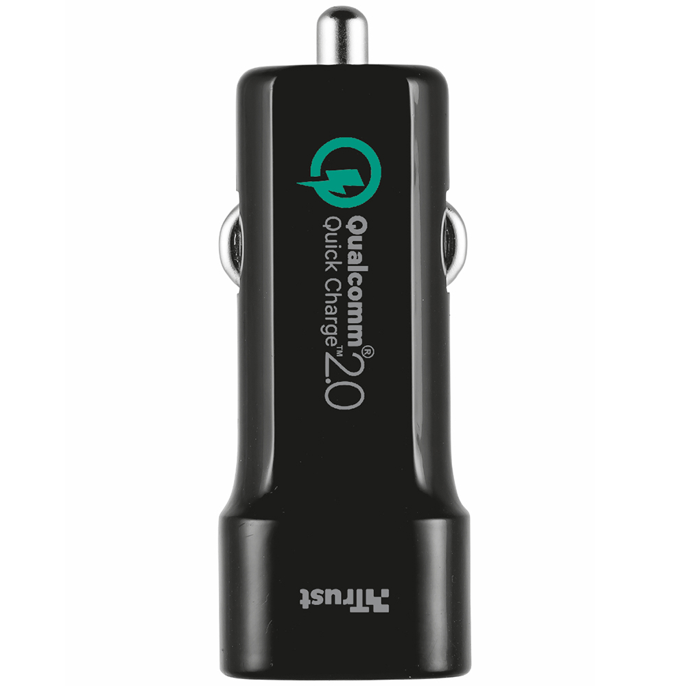 Зарядний пристрій TRUST URBAN Ultra Fast Car Charger 2.0 Black (21064) Кількість пристроїв, що одночасно заряджаються від автомобільної зарядки 1