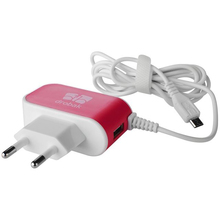 Зарядний пристрій DROBAK 905317 Charger Cable 220V-USB (Rose)