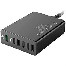 Зарядний пристрій ANKER PowerPort 6 60W 6-port (A2123L12)