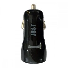 Автомобильное зарядное устройство JUST Simple Dual USB Car Charger Black (CCHRGR-SMP22-BLCK)