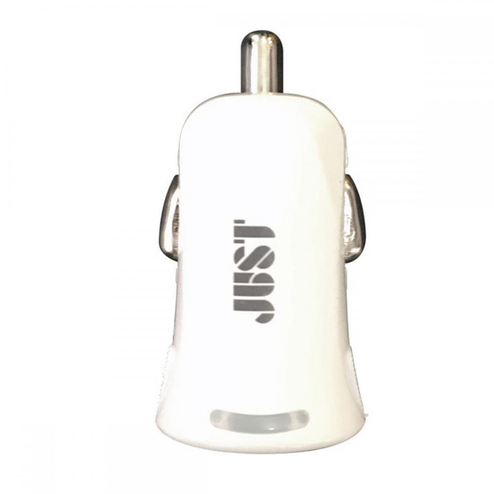 Автомобильное зарядное устройство JUST Simple USB Car Charger White (CCHRGR-SMP11-WHT)