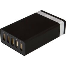 Зарядное устройство JUST Family Quint USB Wall Charger Black (WCHRGR-FMLY-BLCK)