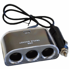 Автомобильное зарядное устройство-хаб ATCOM USB car charger (ES-09)