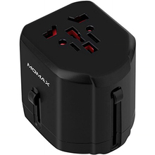 Зарядний пристрій MOMAX 1-World USB AC Travel Adapter Black (UA1D)